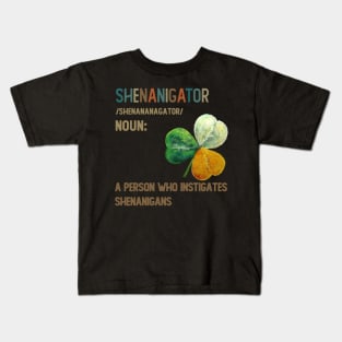 SHENANIGATOR NOUN VINATGE Kids T-Shirt